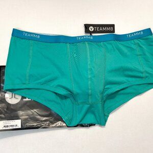 "TEAMM8" Size X-Large - Men's Micro Max Boxer Brief/Trunk - Teal (MAXOX-TL)